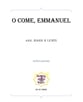 O Come Emmanuel SATB choral sheet music cover